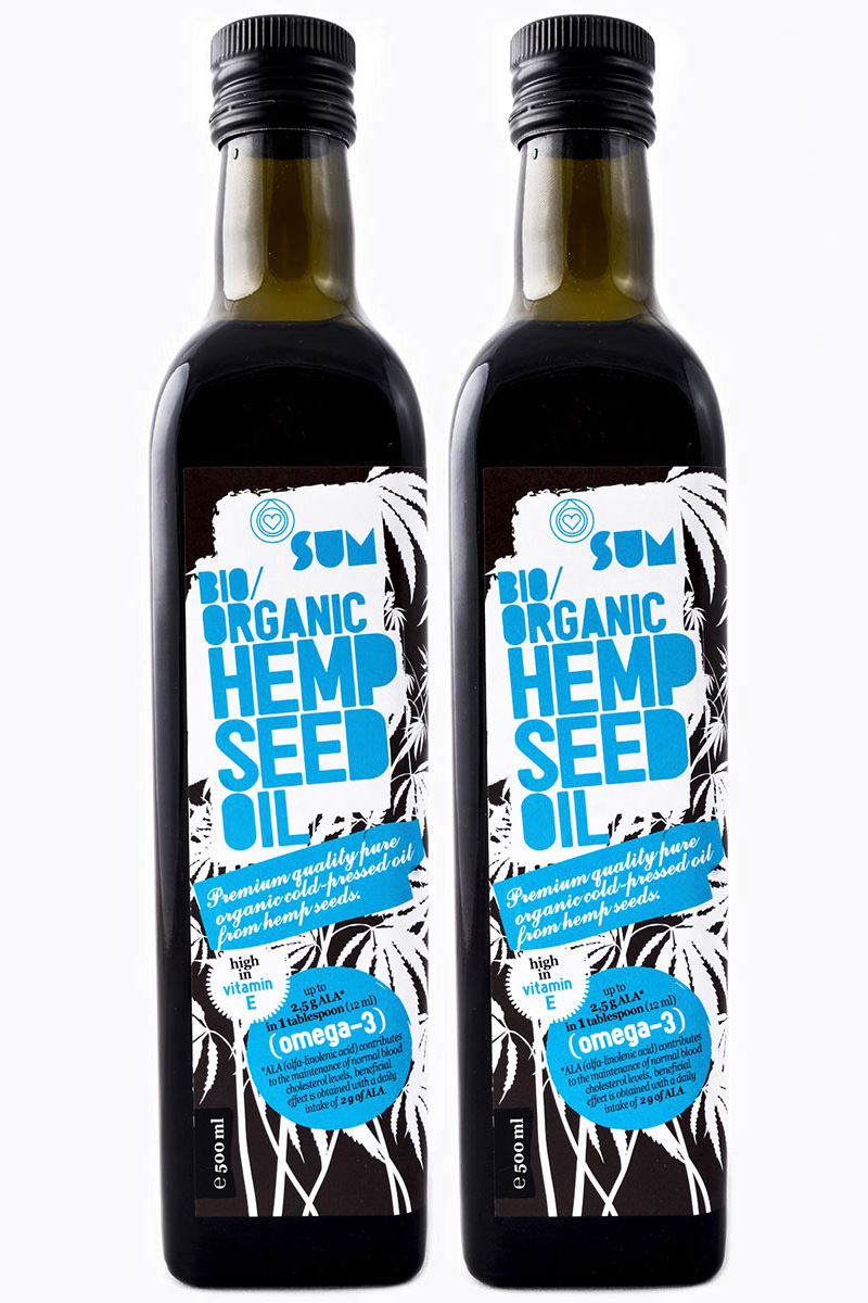 SUM Hemp Seed Oil Organic 500 ml / SUM Konopný olej BIO 500ml